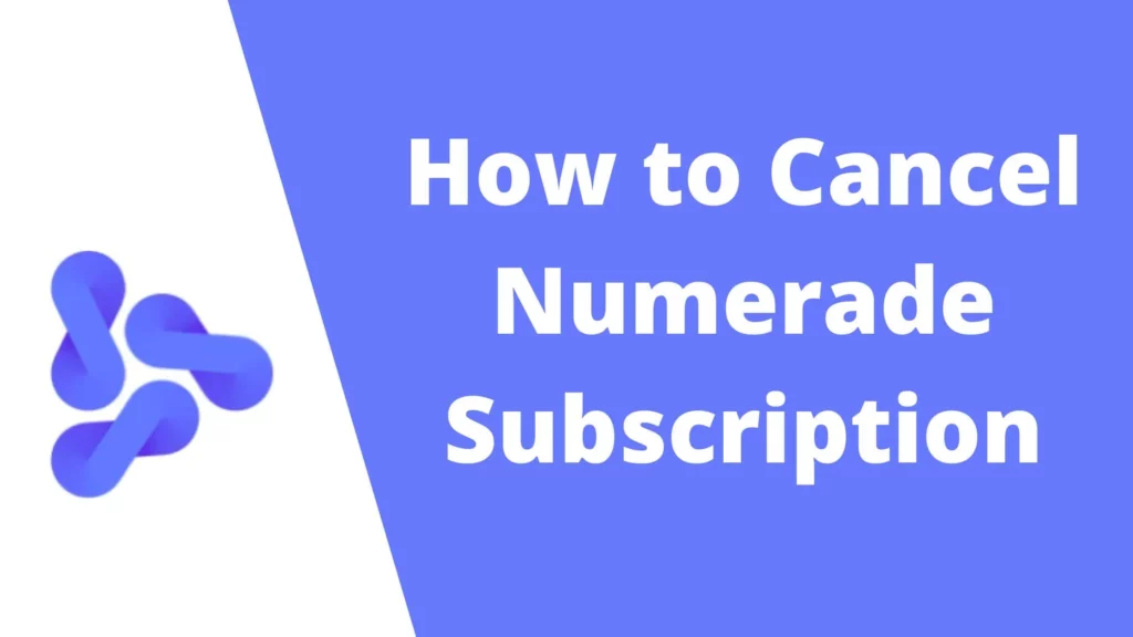 Cancel Numerade Subscription