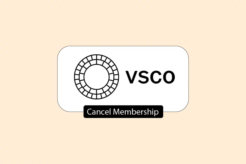 Cancel VSCO Membership