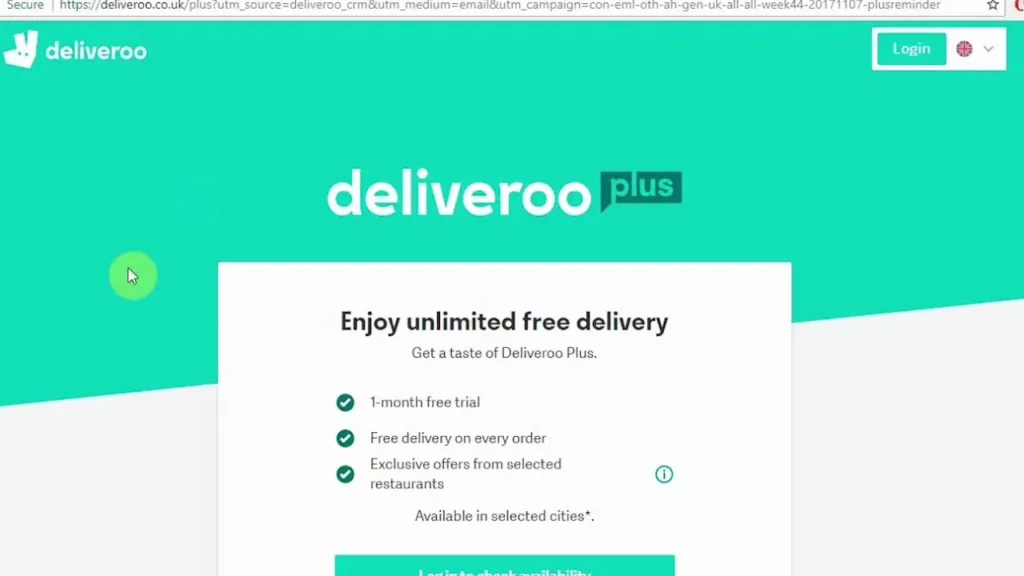 cancel deliveroo plus