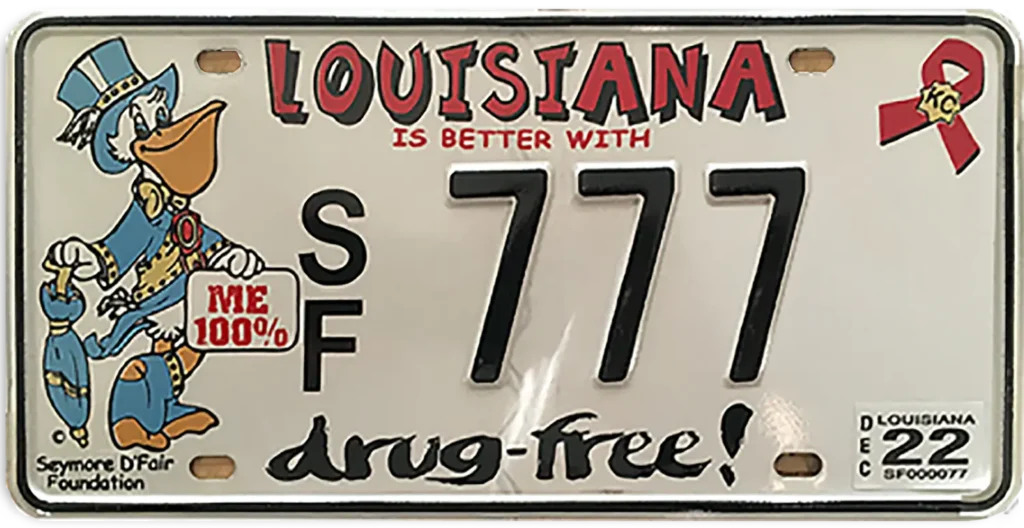 Cancel License Plate Louisiana