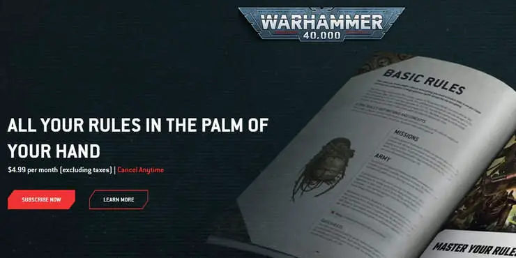 Cancel Warhammer Plus Subscription