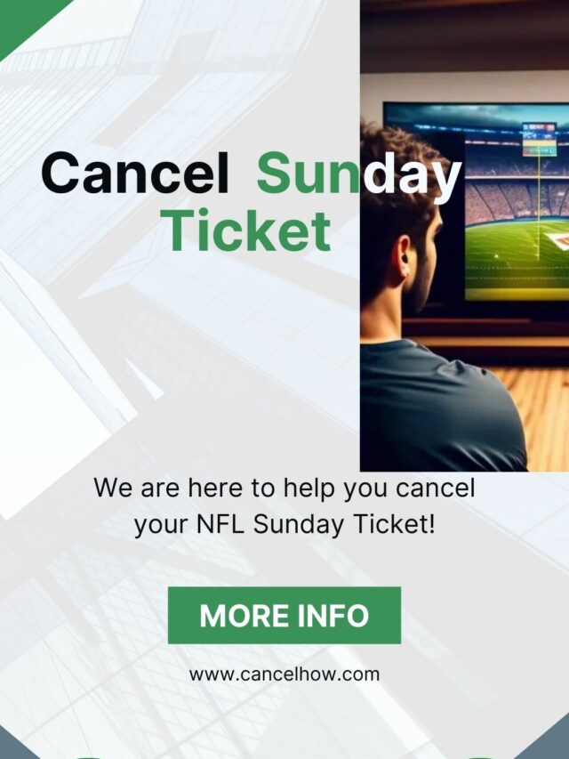 You can easily cancel your NFL Sunday Ticket online from DirecTV by signing in to your account.